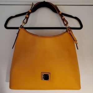 Vintage Dooney & Bourke Yellow Shoulder Handbag